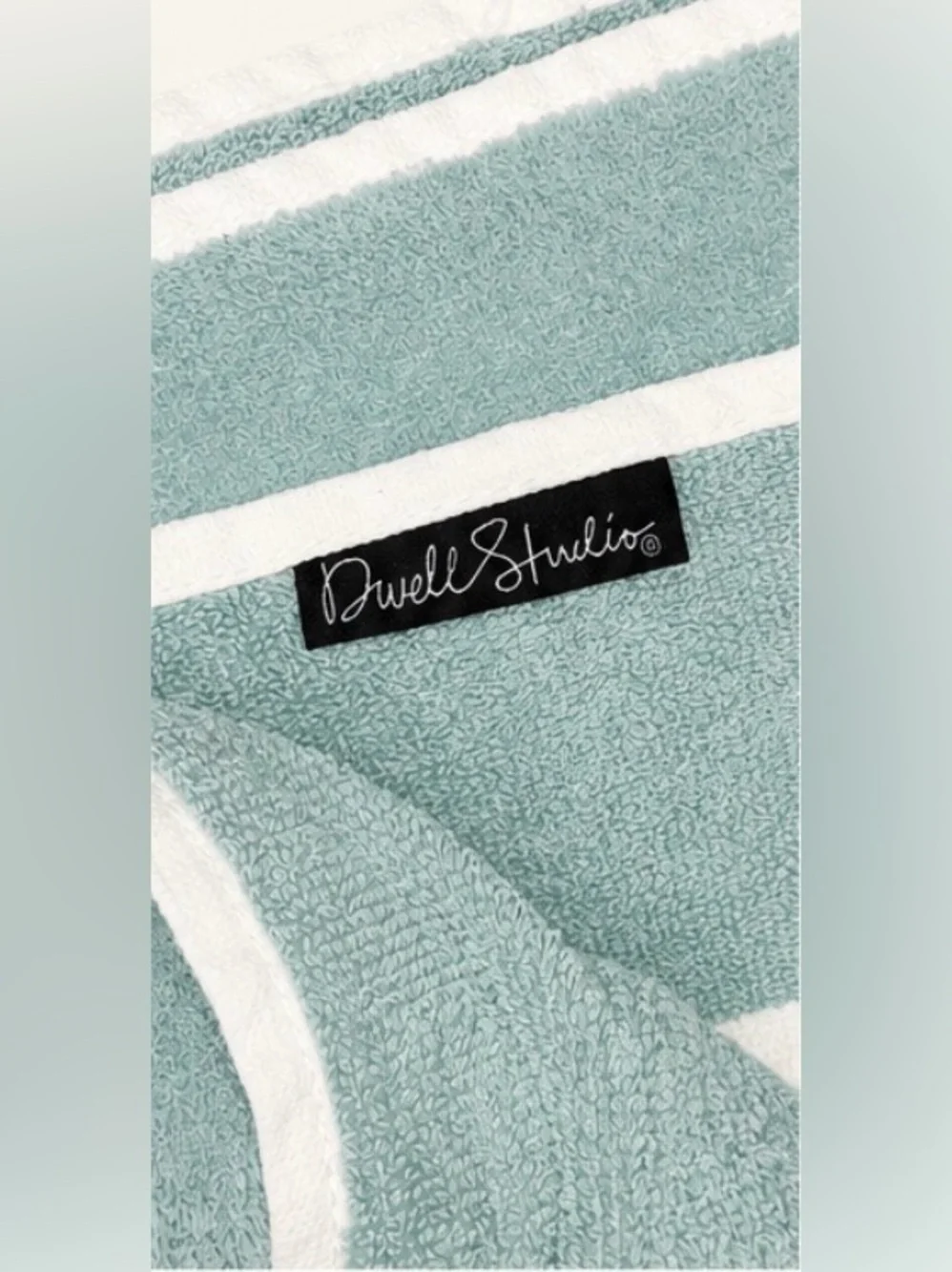 NWOT 4 Dwell Studio Cotton Cabana Striped Beach Towels Set - 100% Cotton 34x70